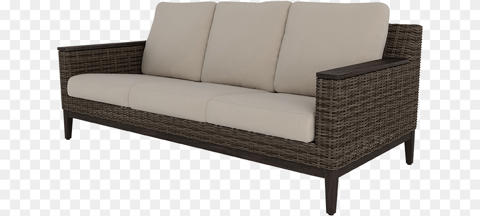 Remy Sofa With Armrest Caps Hickory Studio Couch, Cushion, Furniture, Home Decor Png Image