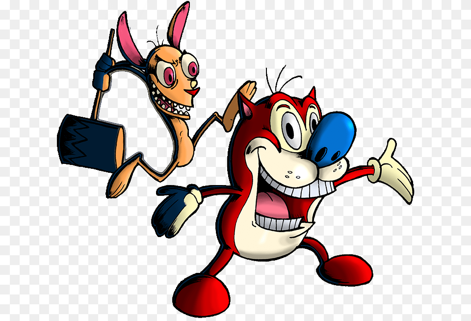 Ren Amp Stimpy The Ren Amp Stimpy Show, Cartoon, Baby, Person Free Png Download