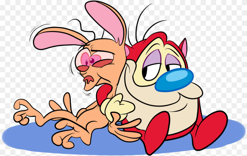 Ren And Stimpy, Cartoon, Baby, Person, Face Free Png