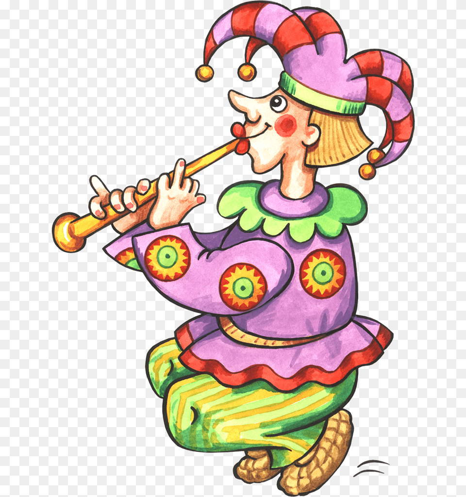 Renaissance Circus Clown And Tube, Baby, Person, Performer, Face Free Transparent Png