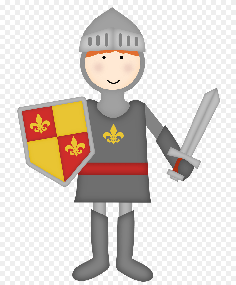 Renaissance Clipart Knight, Armor, Baby, Person, Shield Free Png