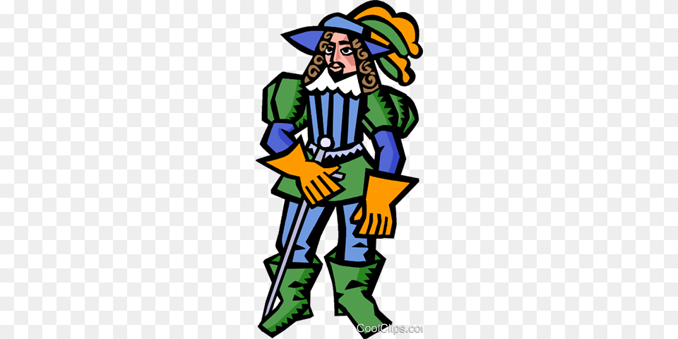 Renaissance Man In Period Costume Royalty Vector Clip Art, Baby, Person, Book, Comics Free Transparent Png