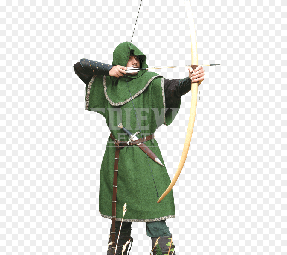 Renaissance Outfit, Archer, Sport, Person, Weapon Png Image