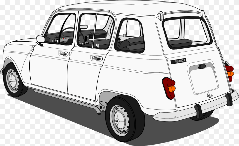Renault 4l En 3d, Caravan, Transportation, Van, Vehicle Png