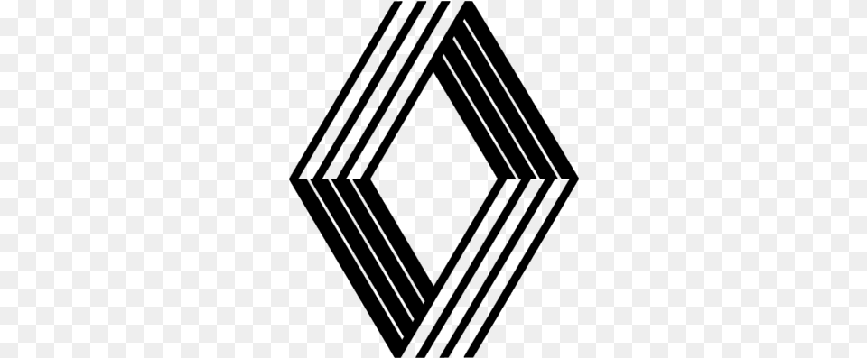 Renault Diamond Logo Victor Vasarely Logo Renault, Gray Png Image
