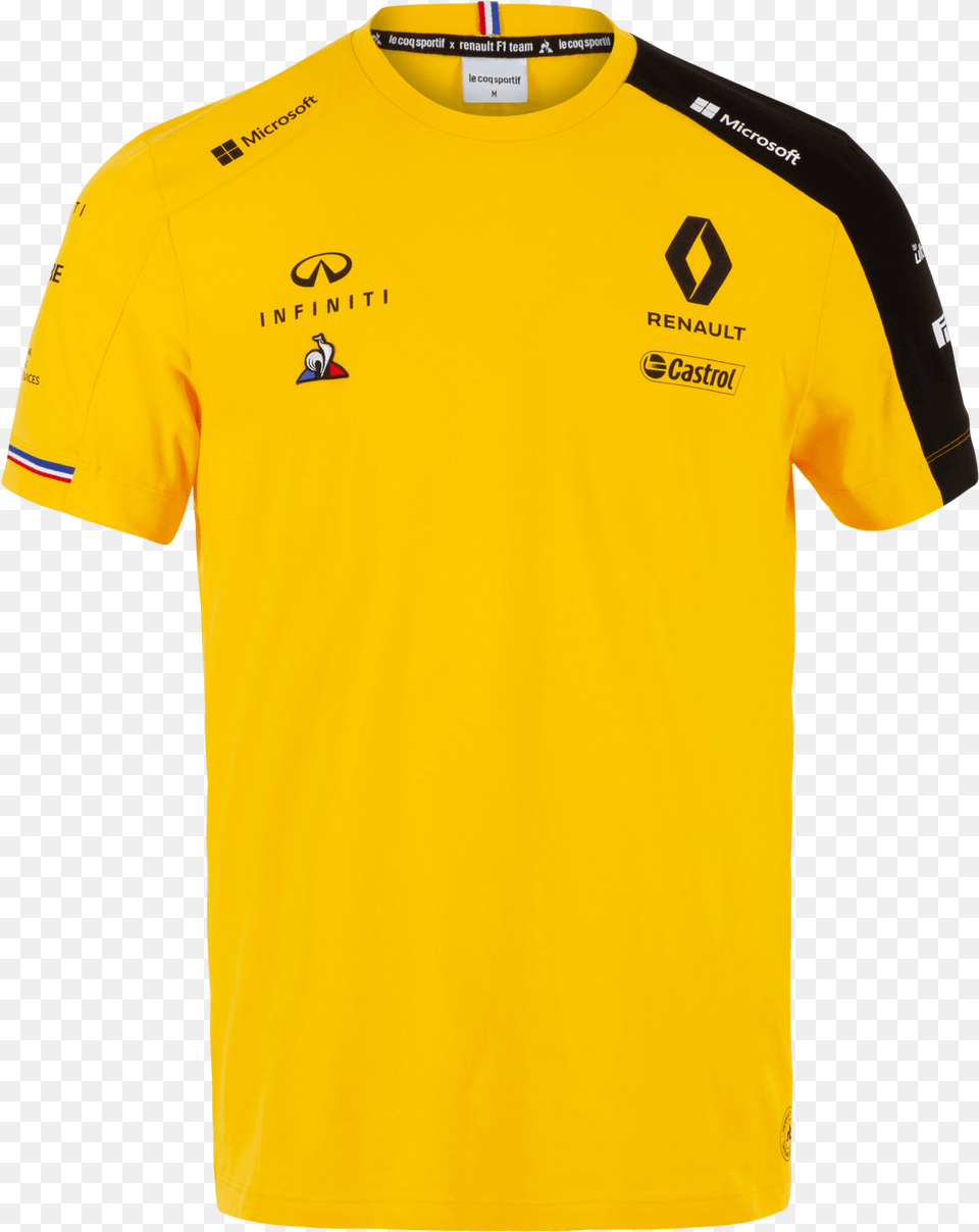Renault F1 T Shirt, Clothing, T-shirt, Jersey Png