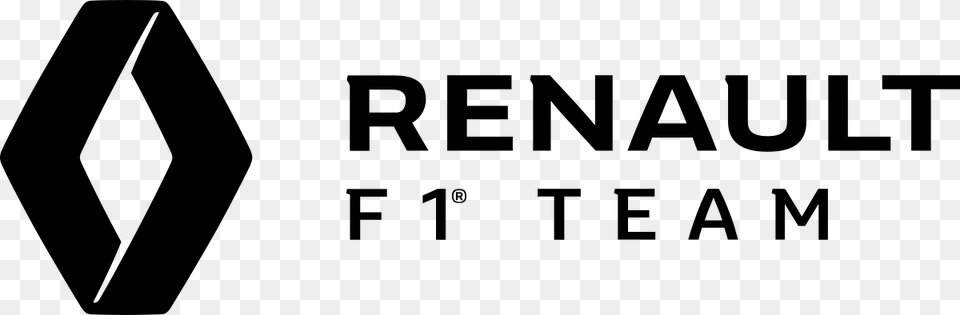 Renault F1 Team Logo, Gray Free Png