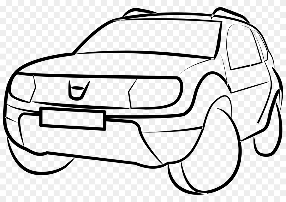 Renault Master Dacia Duster Car, Gray Free Png