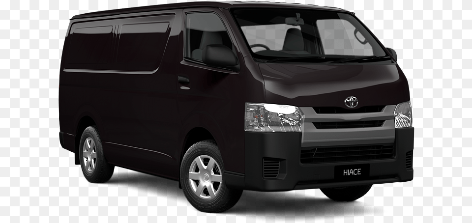 Renault Master Van Black Toyota Hiace, Caravan, Transportation, Vehicle, Bus Free Transparent Png