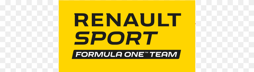 Renault Sport F1 Team Logo Renault Sport Formula One Team Logo, Text, Sign, Symbol Free Png