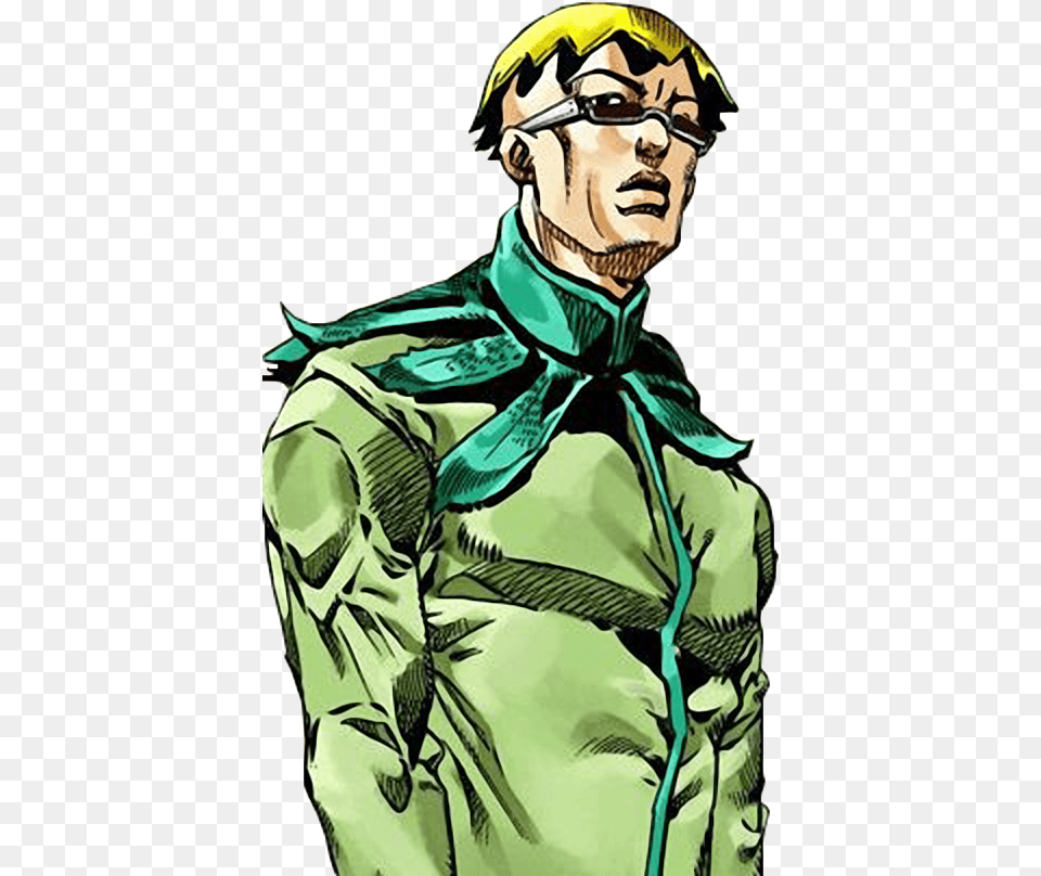 Render Anime Jojo Steel Ball Run Mr Steel, Adult, Person, Man, Male Free Png Download