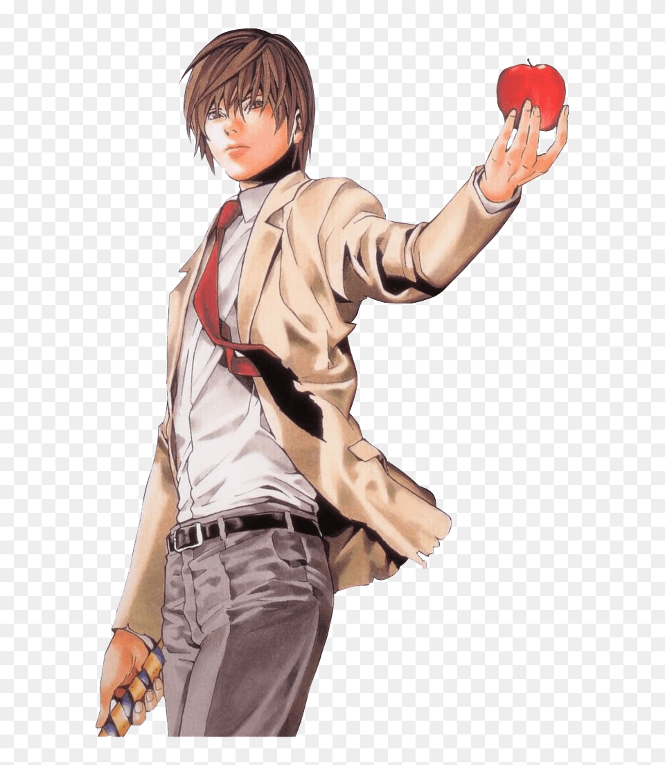 Render Death Note Raito Kira Light Light Death Note, Boy, Child, Person, Male Free Png