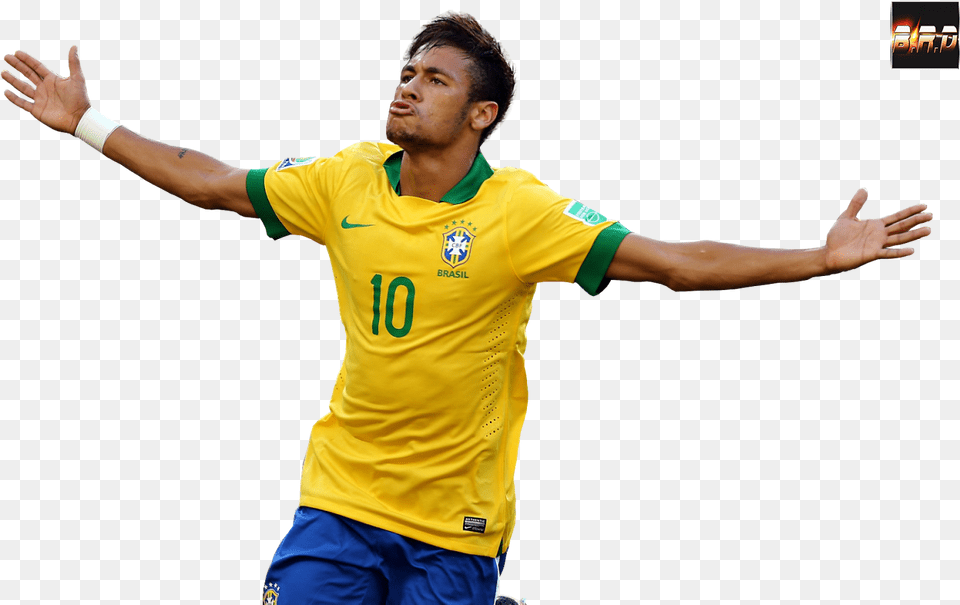 Render Do Neymar Neymar, Body Part, T-shirt, Shirt, Person Free Png Download
