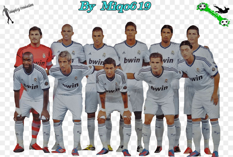 Render Do Real Madrid, Team, Clothing, Shirt, Person Free Transparent Png