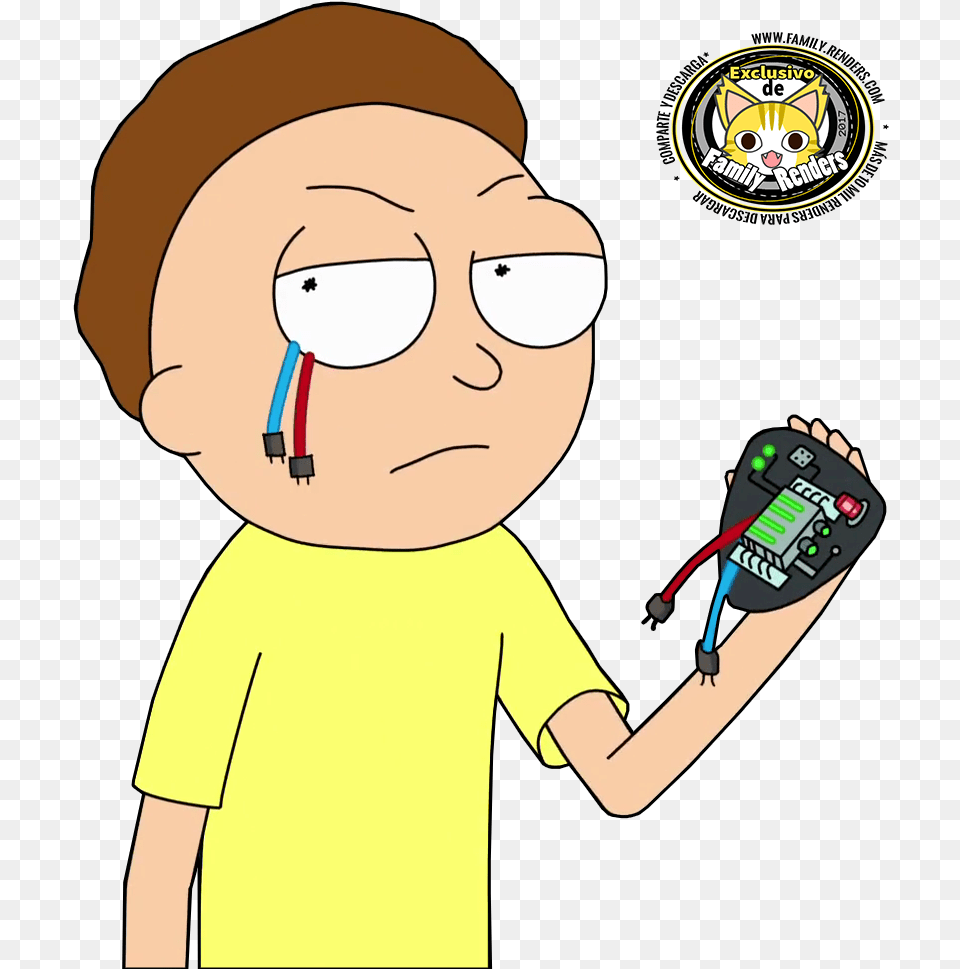 Render Evil Morty Evil Morty Black And White, Baby, Person, Face, Head Png