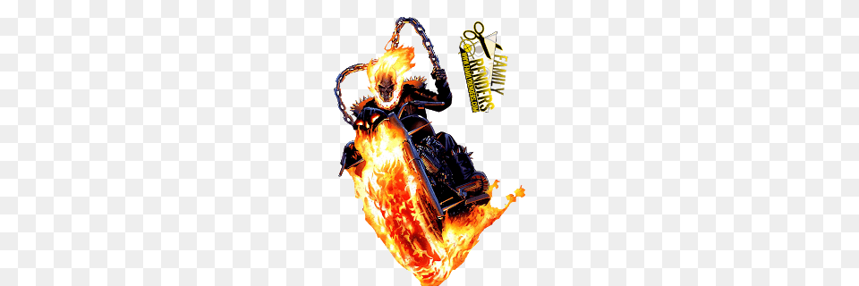 Render Ghost Rider, Fire, Flame, Bonfire Free Png