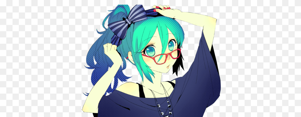 Render Hatsune Miku, Book, Comics, Publication, Baby Free Png Download