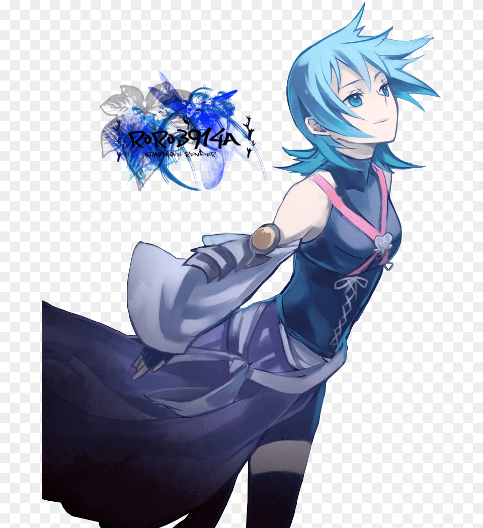 Render Https I Imgur Comyqcuo Kingdom Kingdom Hearts Aqua, Publication, Book, Comics, Adult Png Image