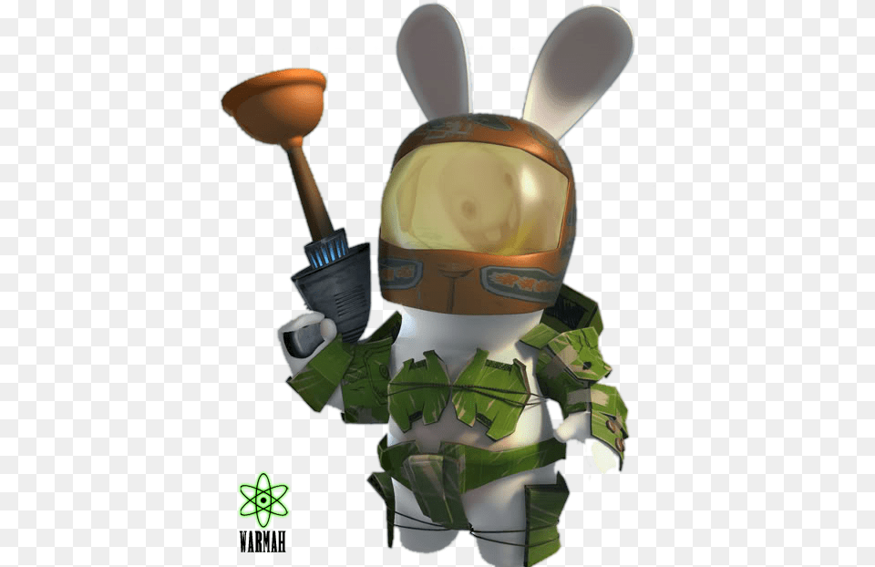 Render Jeux Vido Robot Lapin Cretin, Helmet, Armor Png Image