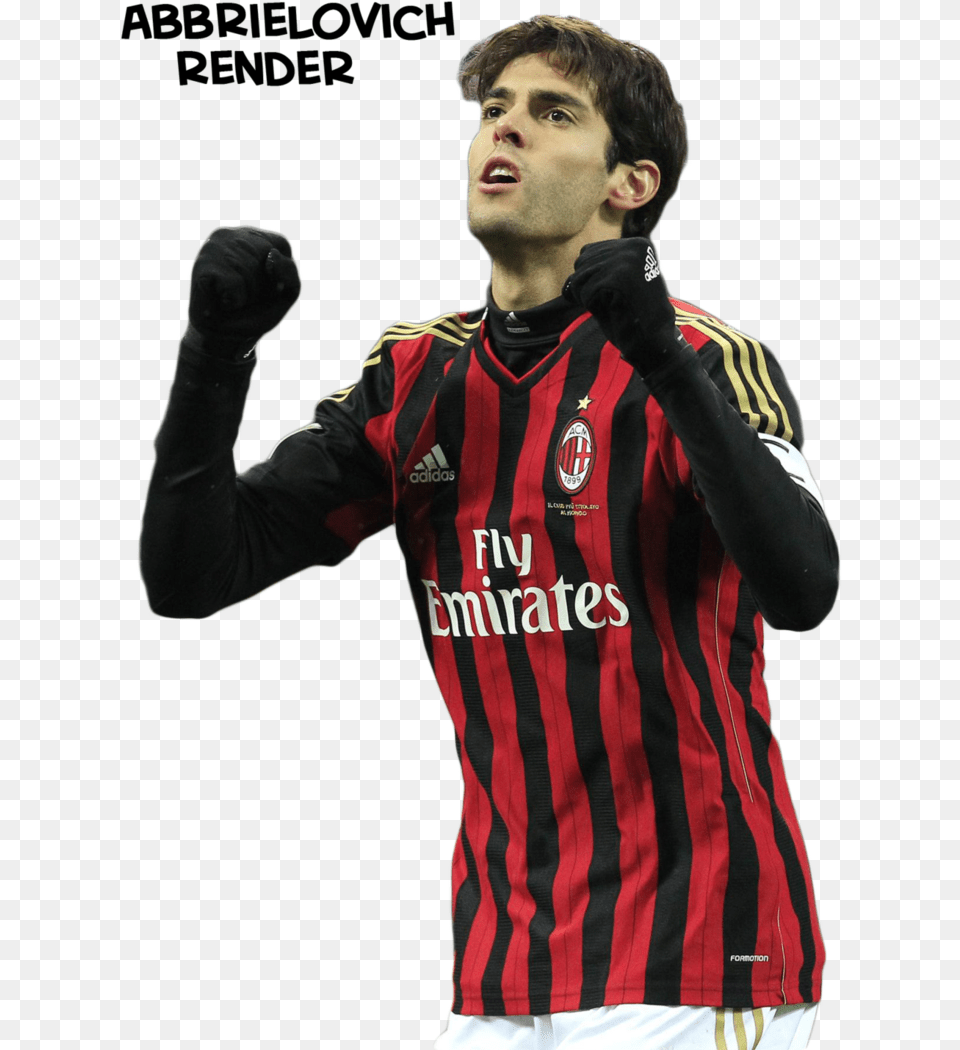 Render Kaka By Abbrielovich P Ac Milan Kaka, Shirt, Clothing, Body Part, Person Free Png