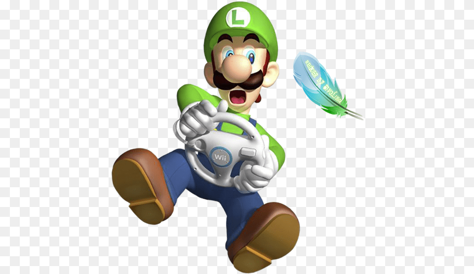 Render Luigi Mk Wii Mario Kart Wii, Baby, Person, Face, Head Free Png Download