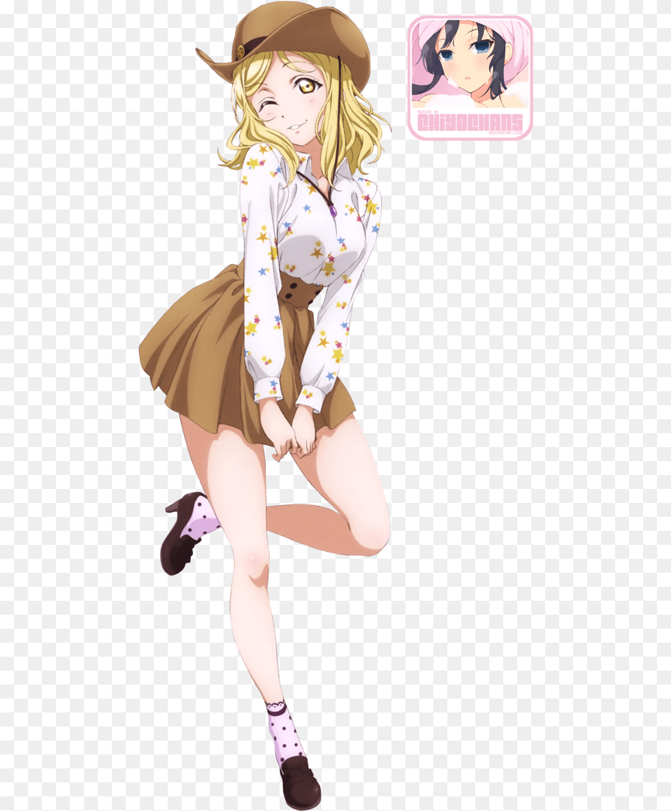 Render Mari Ohara Mari Ohara Card, Publication, Book, Comics, Adult Free Png Download