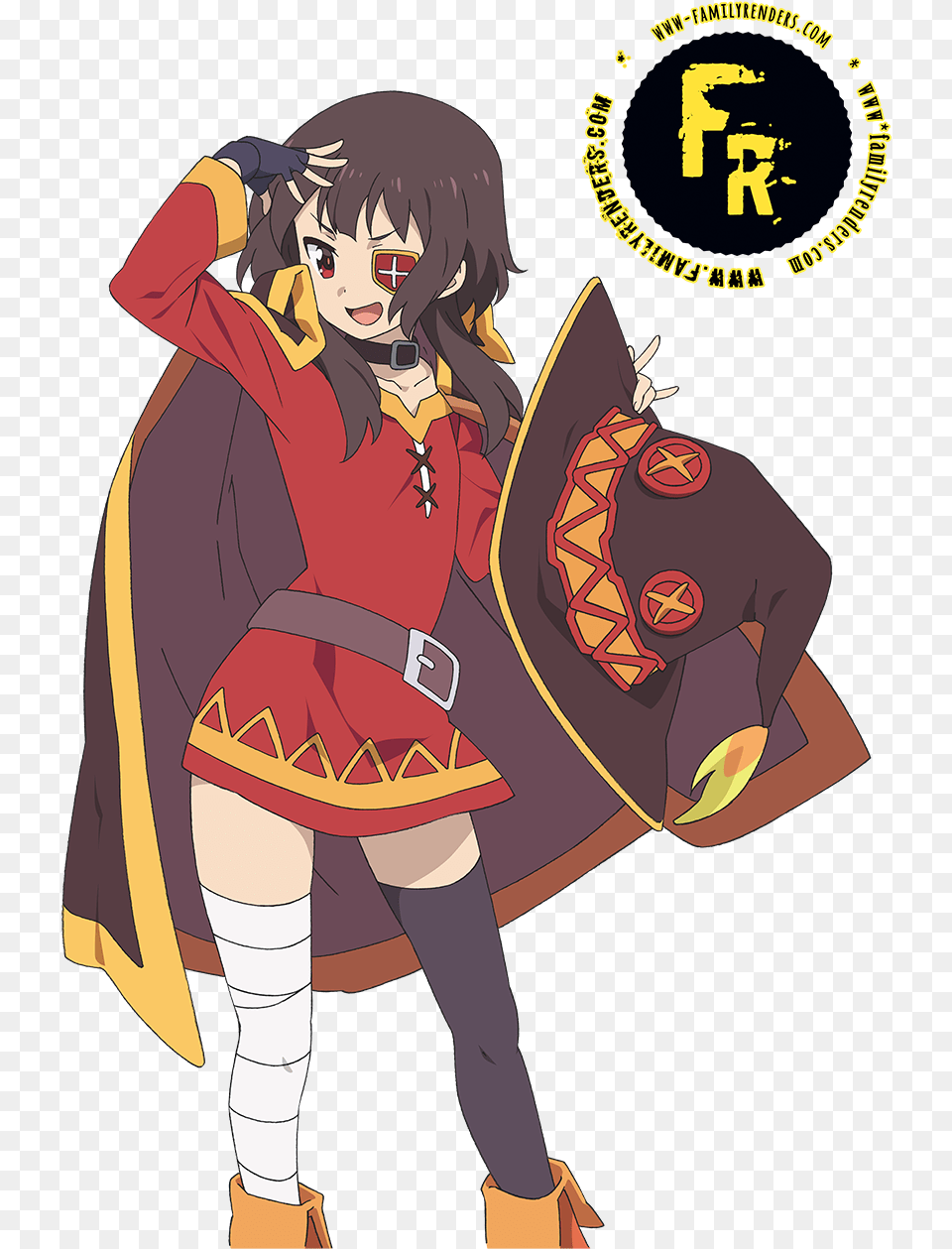 Render Megumin, Book, Comics, Publication, Person Free Png