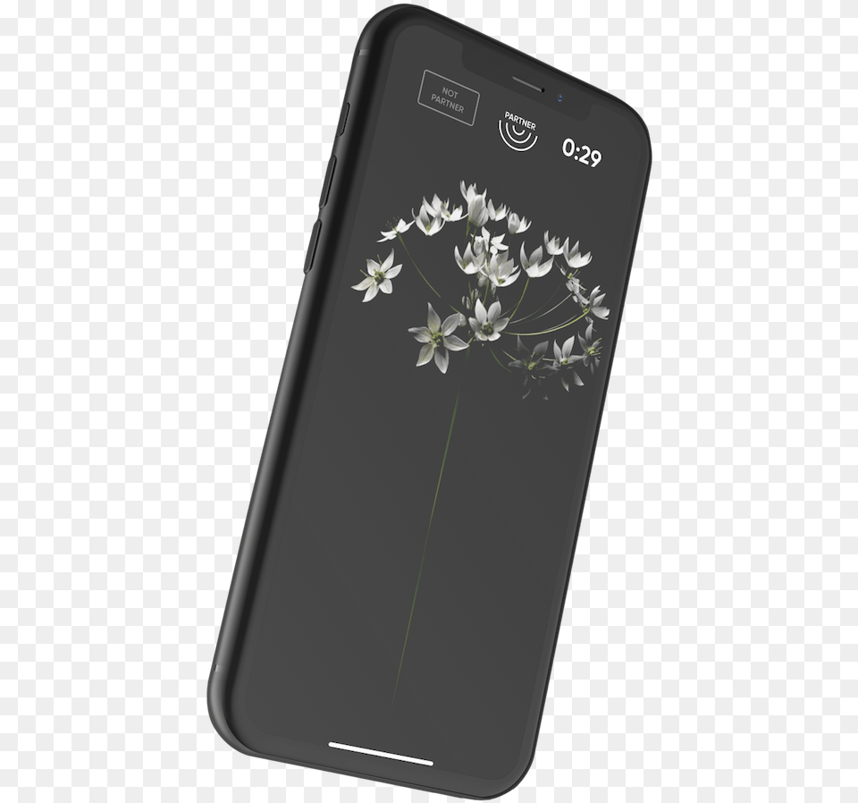 Render Mockup Of An Iphone Xr Floating Over A Surface Smartphone, Electronics, Mobile Phone, Phone, Flower Free Png Download