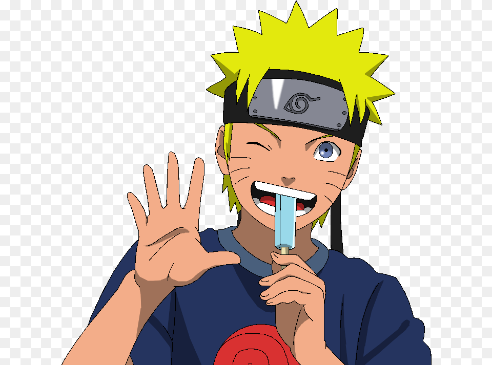 Render Naruto Naruto Ice Cream, Publication, Baby, Book, Person Free Png