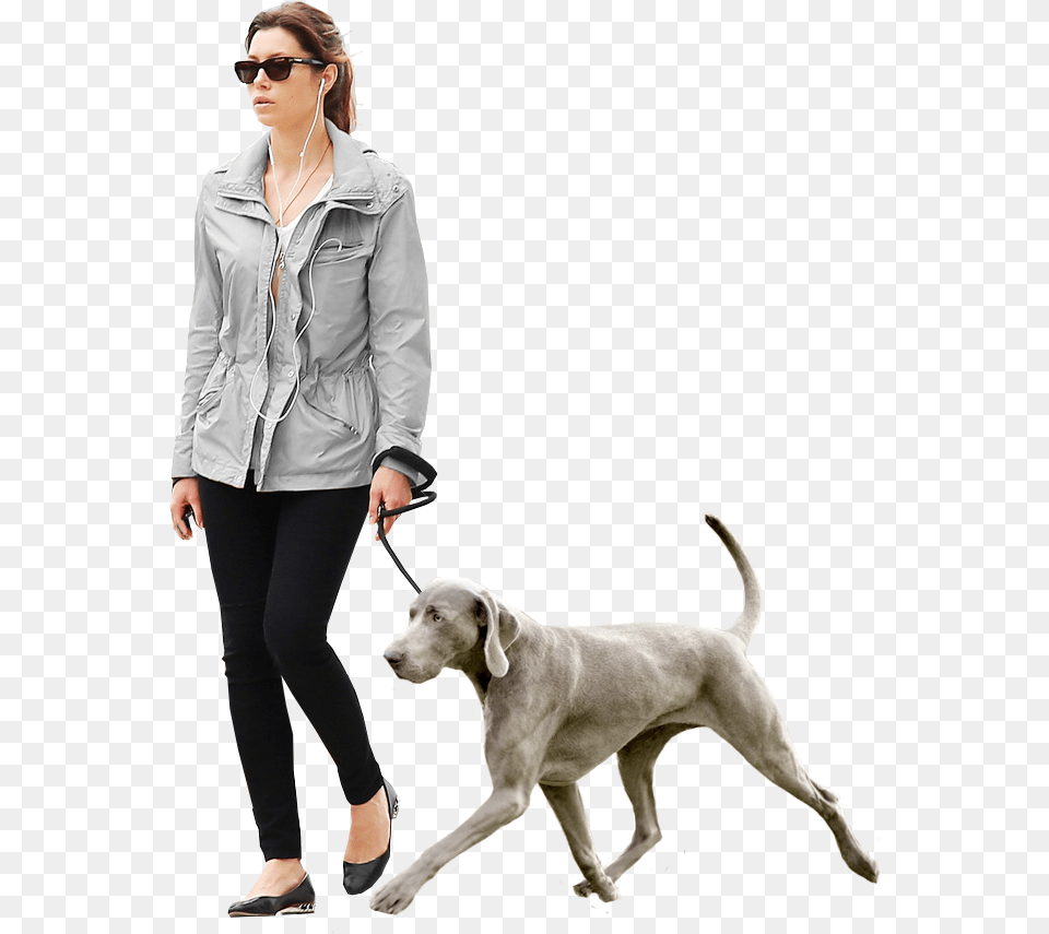 Render People Person Walking Dog, Sleeve, Clothing, Coat, Long Sleeve Png Image