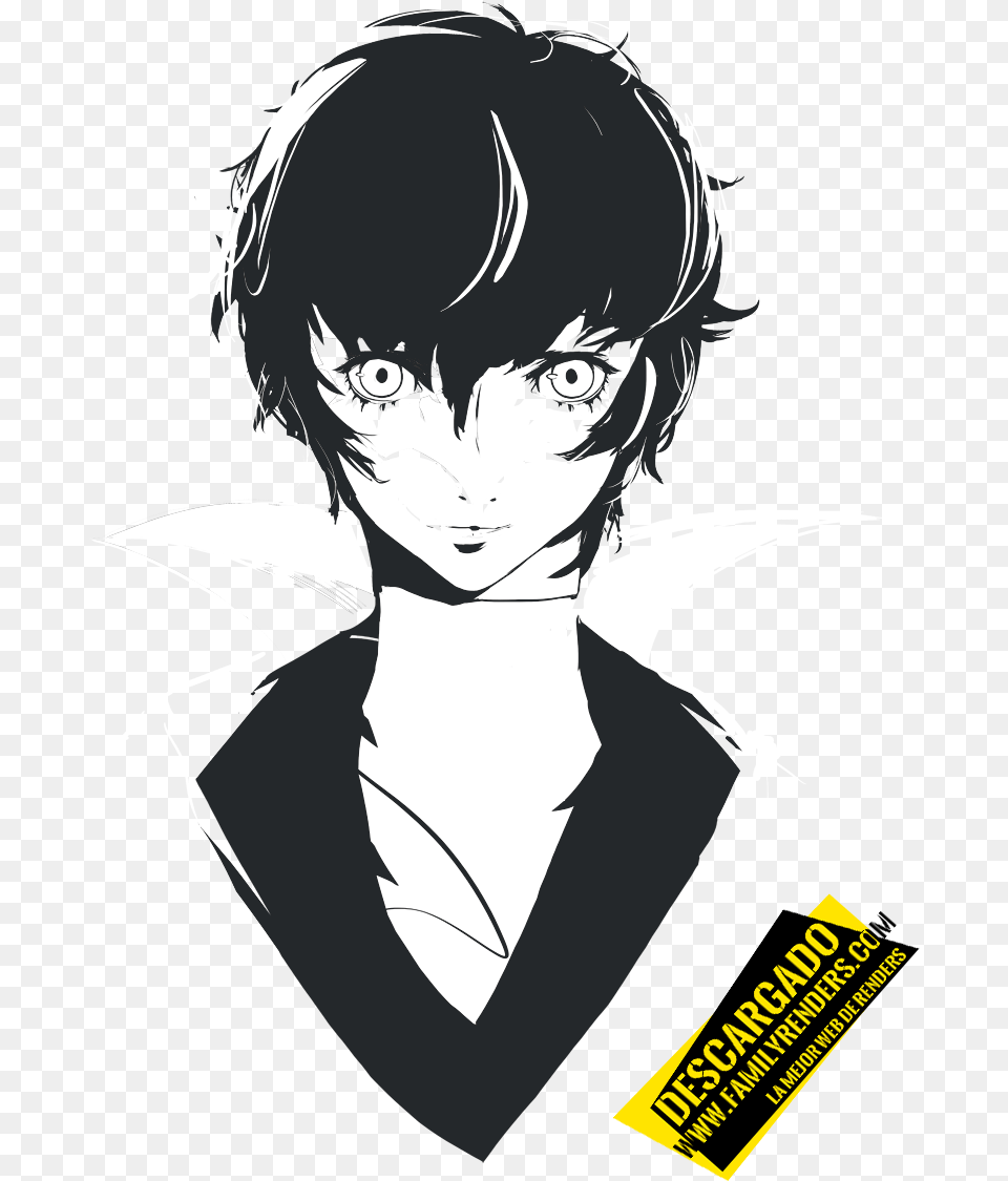 Render Persona 5 Illustration, Publication, Book, Comics, Person Free Png Download