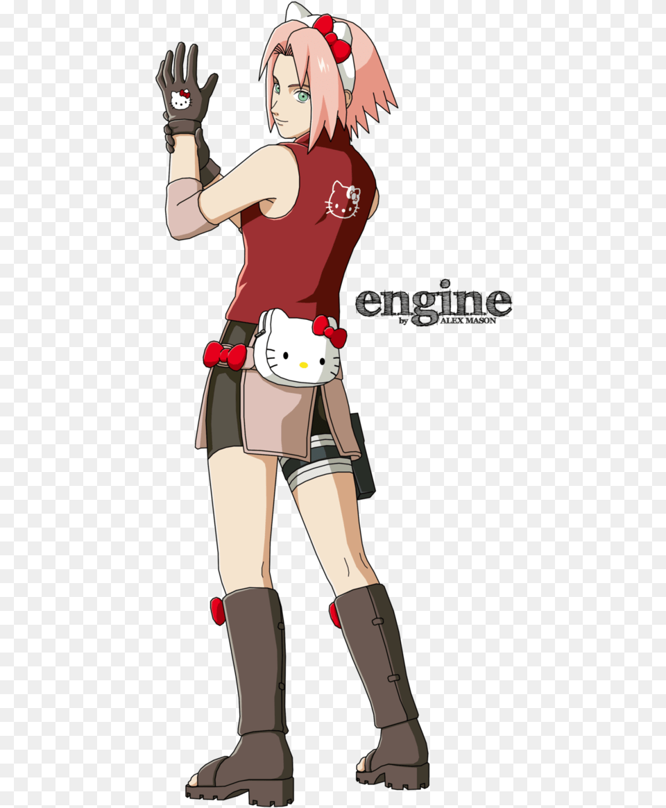 Render Sakura Haruno, Book, Publication, Comics, Adult Free Png Download