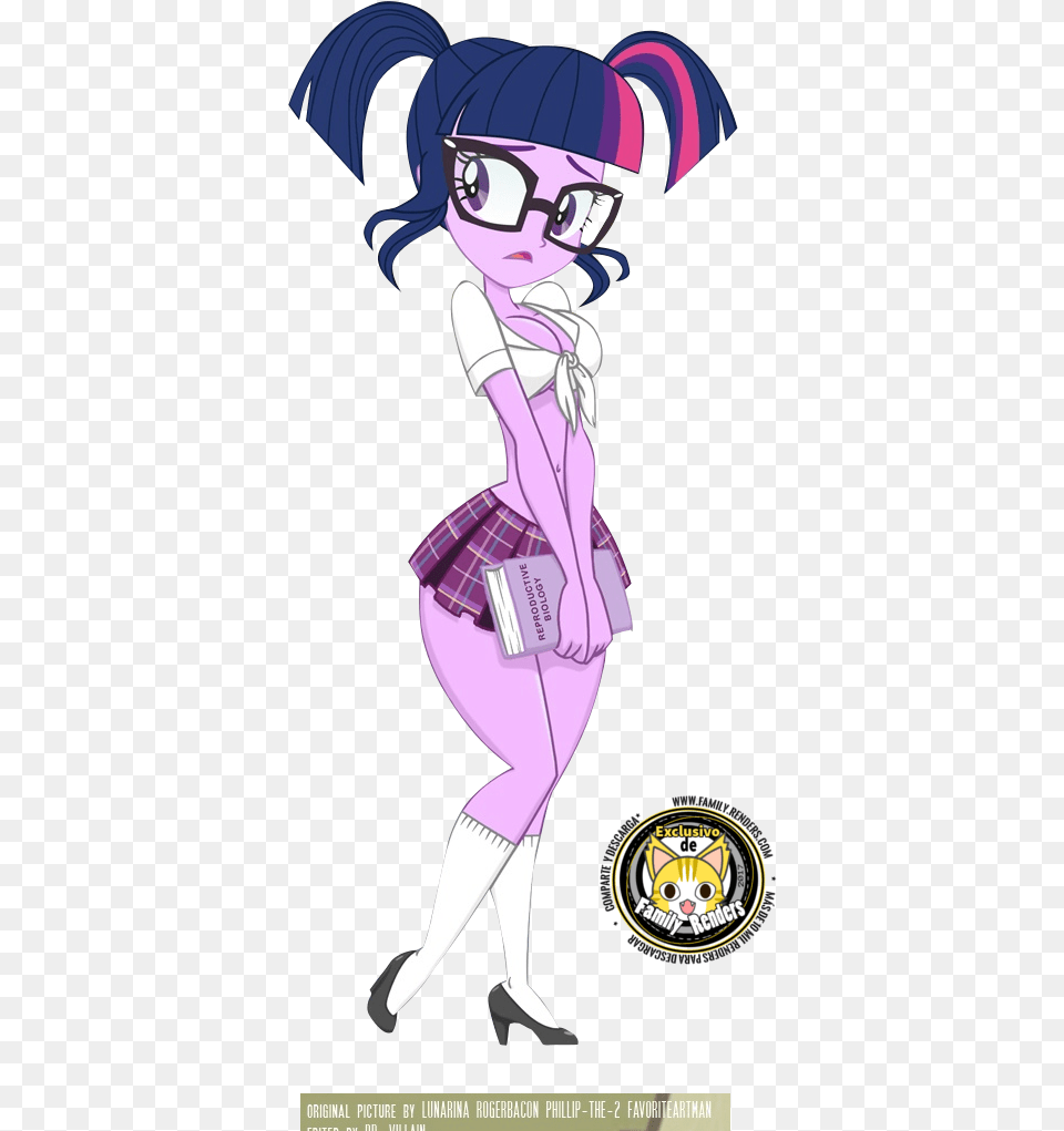 Render Twilight Sparkle Cartoon, Book, Comics, Publication, Adult Free Png Download