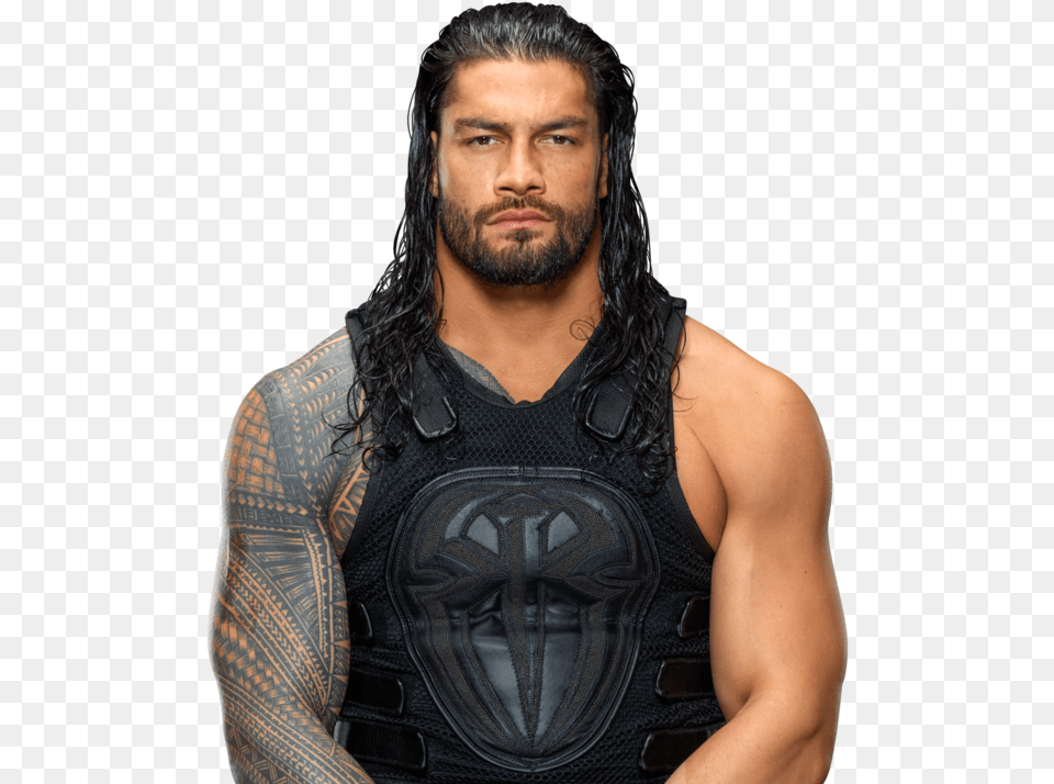 Renders Backgrounds Logos Roman Reigns Wwe, Vest, Tattoo, Clothing, Skin Free Transparent Png