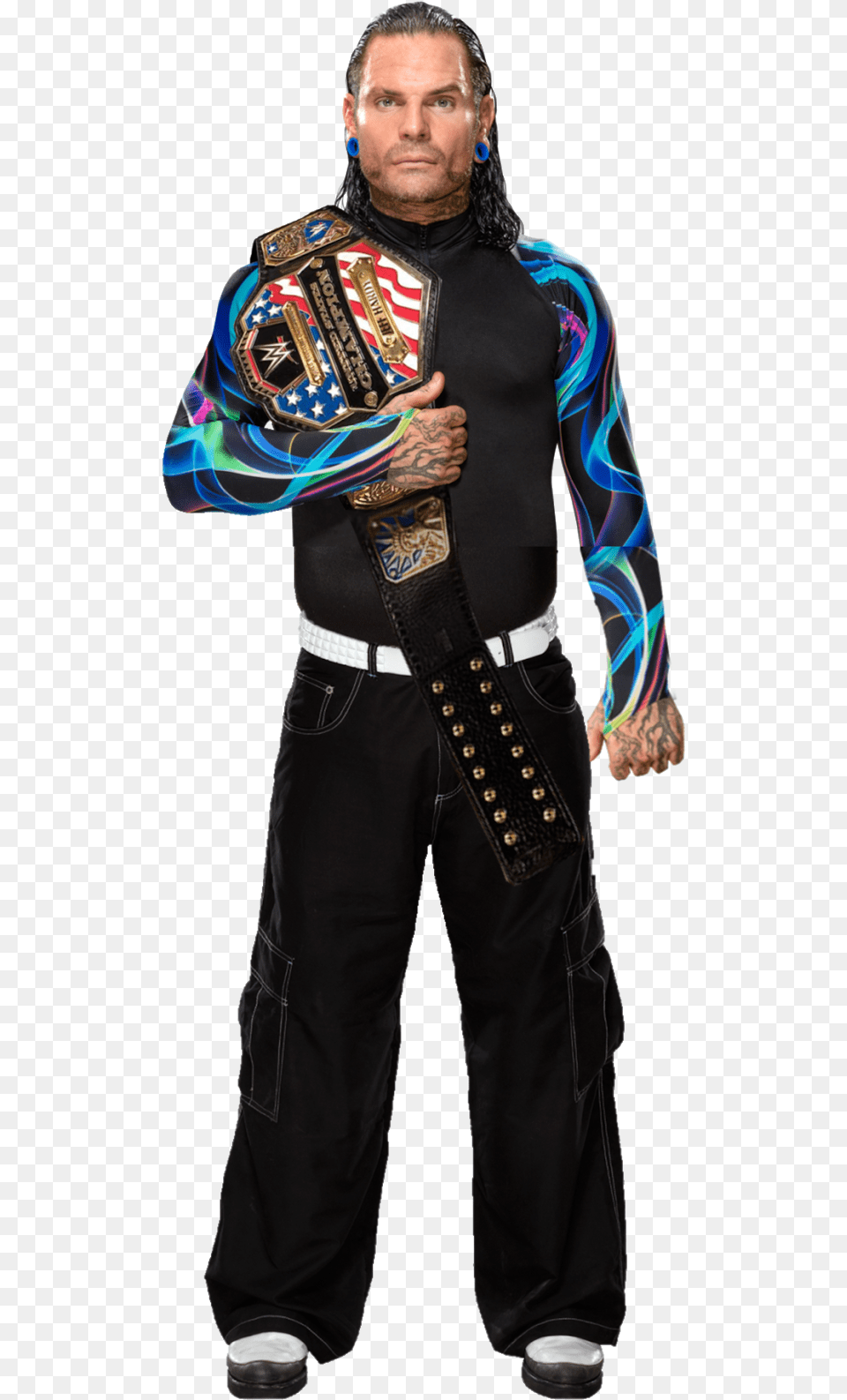Renders Backgrounds Logos Wwe Jeff Hardy 2017, Adult, Person, Man, Male Free Transparent Png