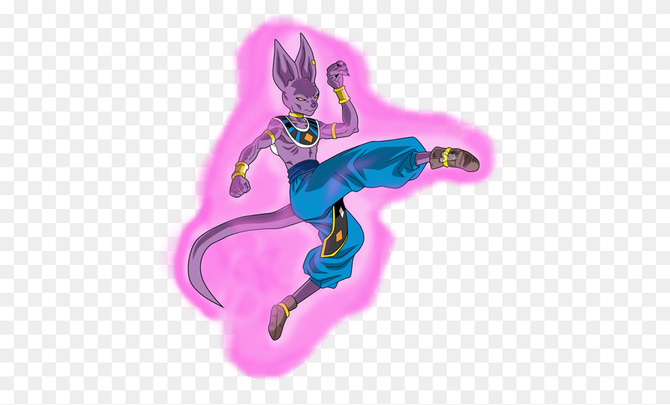 Renders Dbzcom 2500 Renders Dragon Ball La Rfrence Dragon Ball Super Beerus, Purple, Book, Comics, Publication Png