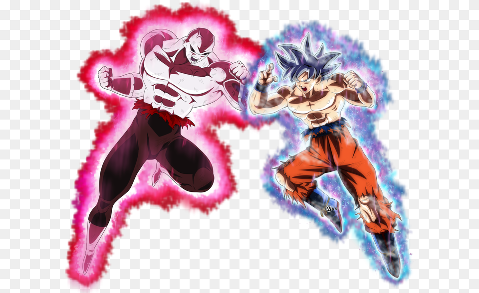 Renders Dbzcom 2500 Renders Dragon Ball La Rfrence Goku Vs Jiren, Book, Comics, Publication, Person Free Png Download