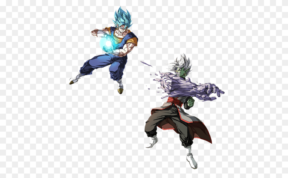 Renders Dbzcom 2500 Renders Dragon Ball La Rfrence Vegito Blue Merged Zamasu, Book, Comics, Publication, Adult Png Image