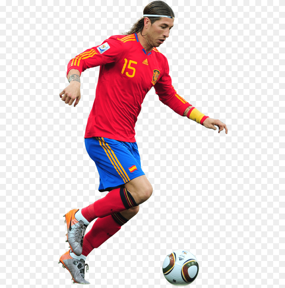 Renders De Sergio Ramos Jugador De Futbol Corriendo, Ball, Sphere, Soccer Ball, Soccer Free Png Download