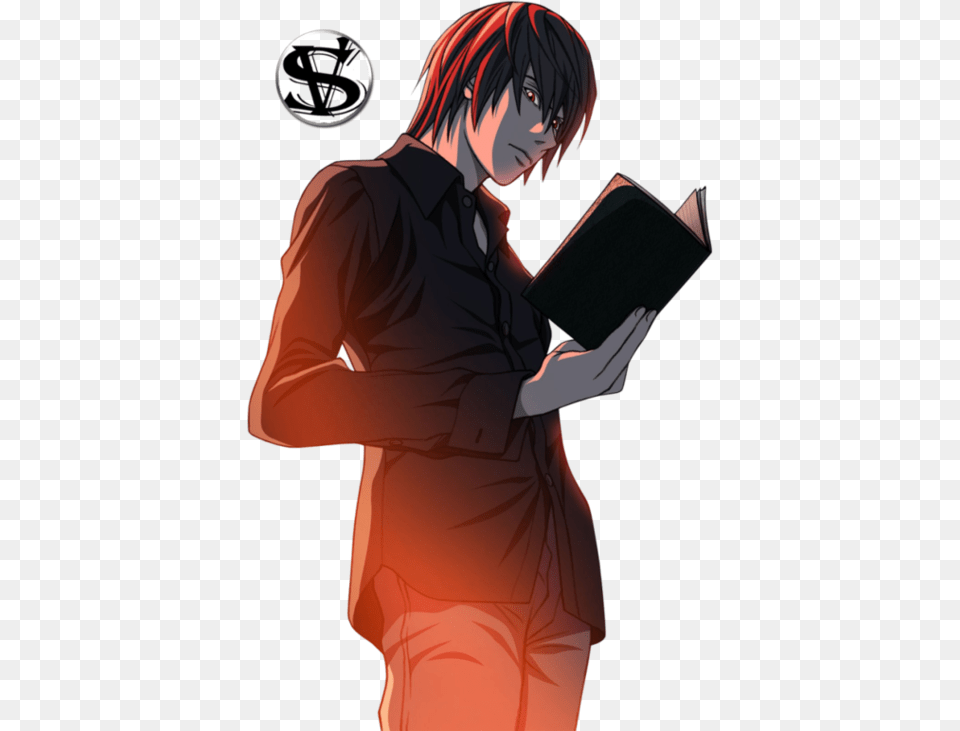 Renders Death Note Yagami Light Render Light Yagami, Book, Comics, Publication, Adult Free Png Download