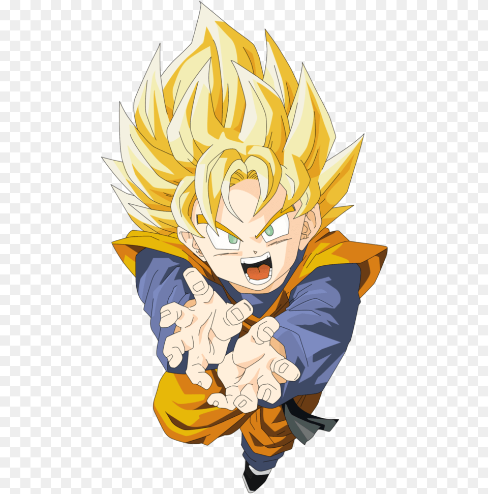 Renders Dragon Ball Goten, Book, Comics, Publication, Anime Free Png Download