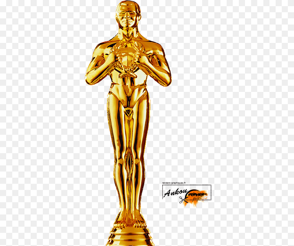 Renders Oscar Statuette Oscar Render Oscar, Adult, Female, Gold, Person Free Png