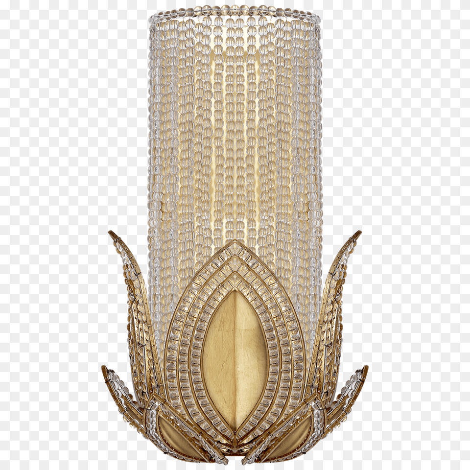 Rene Wall Sconce In Gild With Clear Glass Chandelier, Lamp Free Png Download