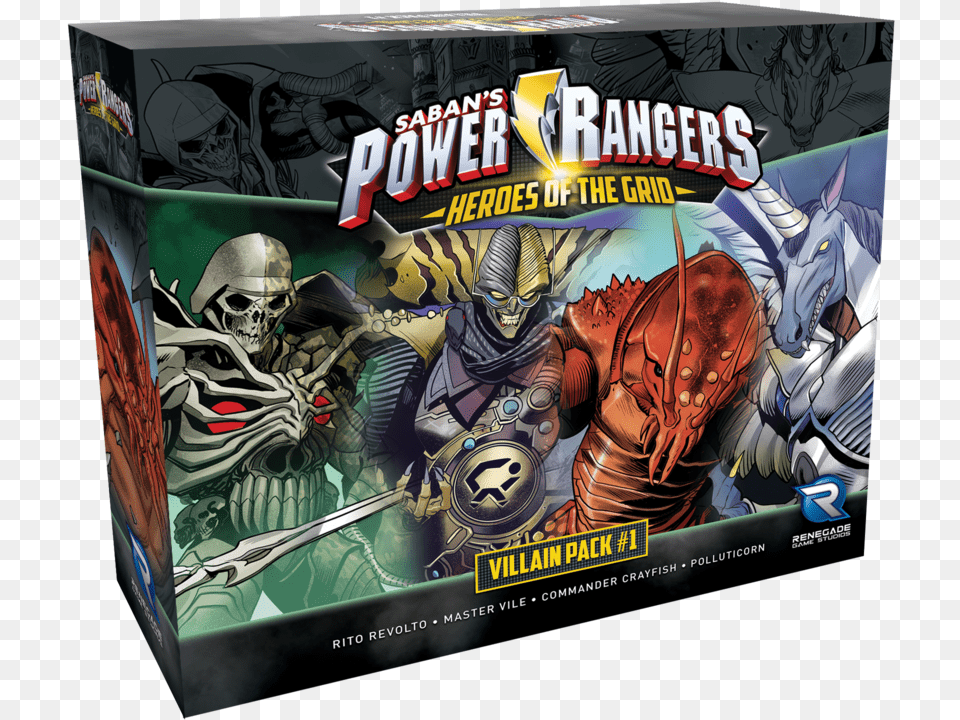 Renegade Game Studios Power Rangers Heroes, Adult, Male, Man, Person Free Png