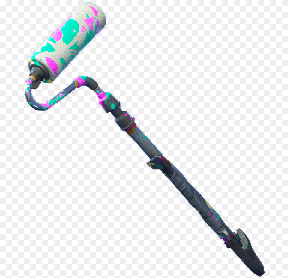 Renegade Roller Fortnite Paint Roller Axe, Smoke Pipe, Device Free Png