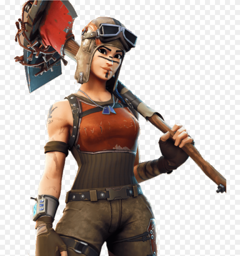 Renegaderaider Fortnite Selten Renegade Raider, Clothing, Costume, Person, Woman Png Image