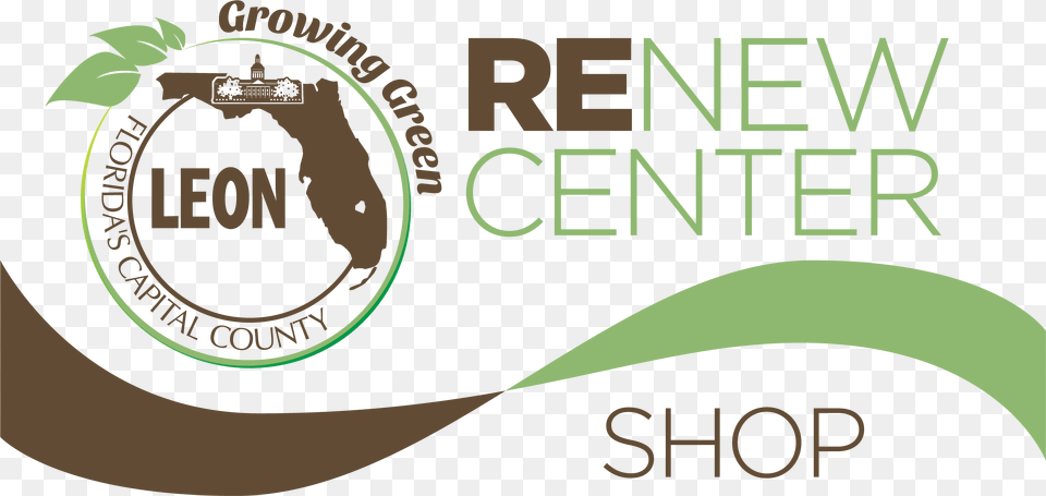 Renew Center Leon County Center Shop Leon County Florida, Green, Logo, Text Free Png Download
