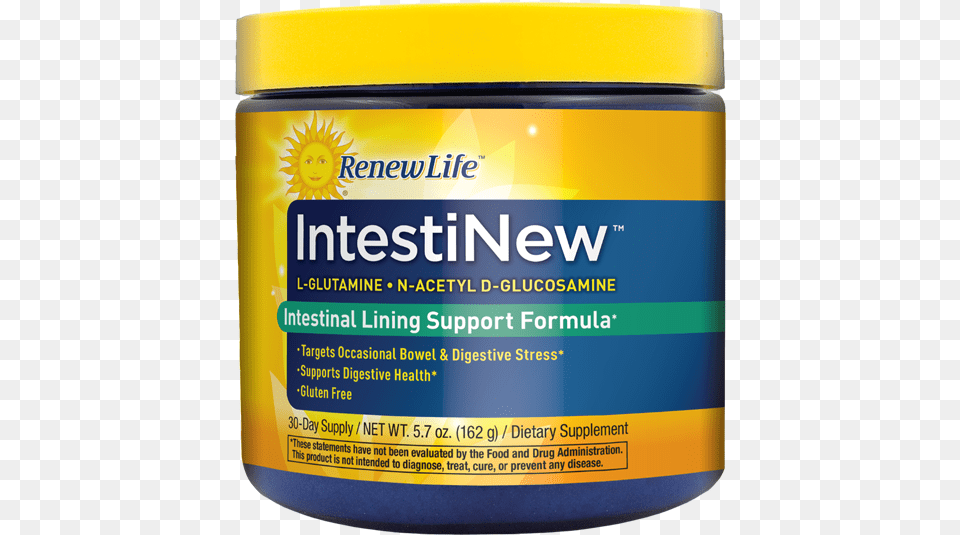 Renew Life Intestinew Powder 57 Oz, Herbal, Herbs, Plant, Can Png