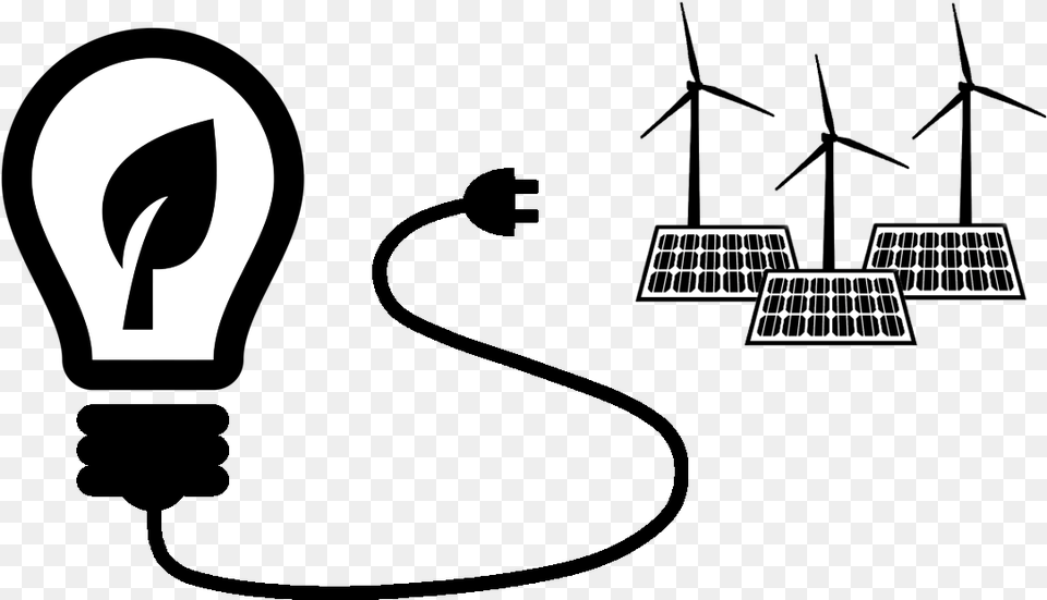 Renewable Energy Icon Renewable Energy Icon, Light, Stencil Png Image