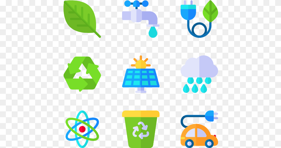Renewable Energy Technology Icon Packs Renewable Energy Clipart, Recycling Symbol, Symbol, Fungus, Plant Png Image
